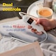 image 4 of Russell Hobbs Luxury Electric Blanket Sherpa Fleece Double Size RHBDB8004 White