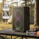 image 2 of GEEPAS Karaoke Machine RGB Lights Bluetooth Speaker With Mic Black