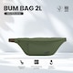 image 2 of CabinZero Bum Bag 2L, Anti-Theft RFID Blocking Travel Hip Pack | Green | Georgian Khaki