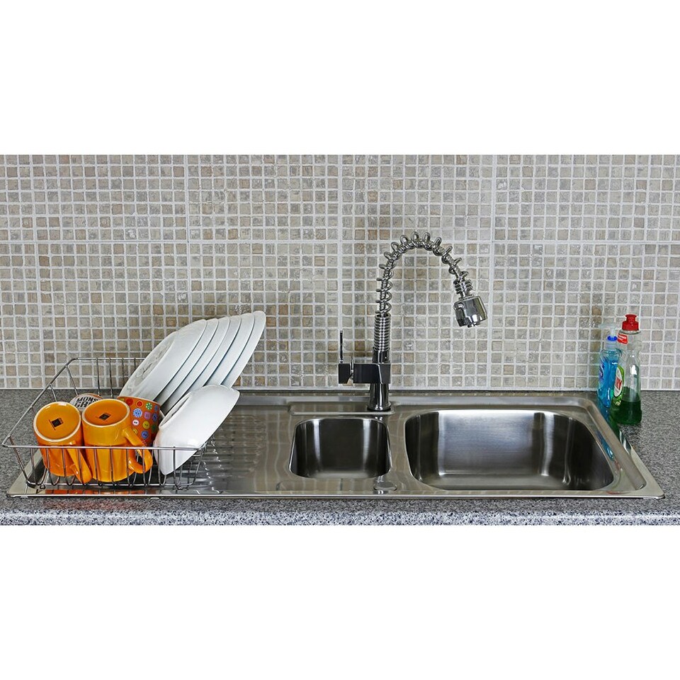 image 1 of Premium Stainless Steel Kitchen Sink & Padstow Tap Silver