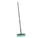 image 1 of JVL Lightweight Outdoor Hard Bristle Sweeping Brush Broom, Turquoise