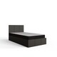 image 2 of End Lift Ottoman Storage Bed Single Grey | Grey | Grey