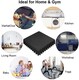 image 6 of 36pcs Black Gym Flooring Puzzle Mat Interlocking EVA Floor Tiles Non slip Rubber Cushion For Home Mat | Black | One Size