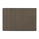 image 2 of JVL Antarra Machine Washable Entrance Doormat, 50x75cm - Black/Brown