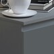 image 5 of FWStyle Carlton 3 Drawer Chest Of Drawers - Matt Dark Grey