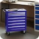 image 8 of Tool Chest - 7 drawers, 4 wheels, central locking Blue | Blue