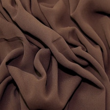 Brown Synergy Light Georgette Fabric for Dressmaking, 150cm / 59" Wide - per metre