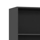 image 9 of 3-Tier Bookcase Shelving Storage Unit- 90x60x29cm Black | Unit Colour: Black