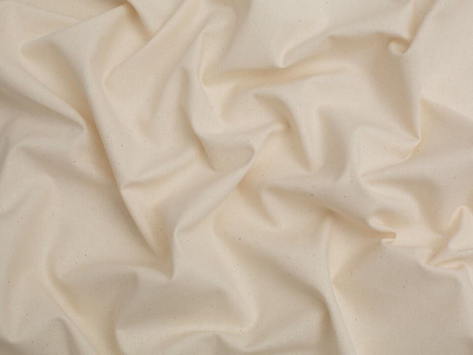 Minerva Core Range Cream 100% Craft Cotton Fabric for Bag Making, Dressmaking, Quilting, 112cm / 44" Wide - per metre