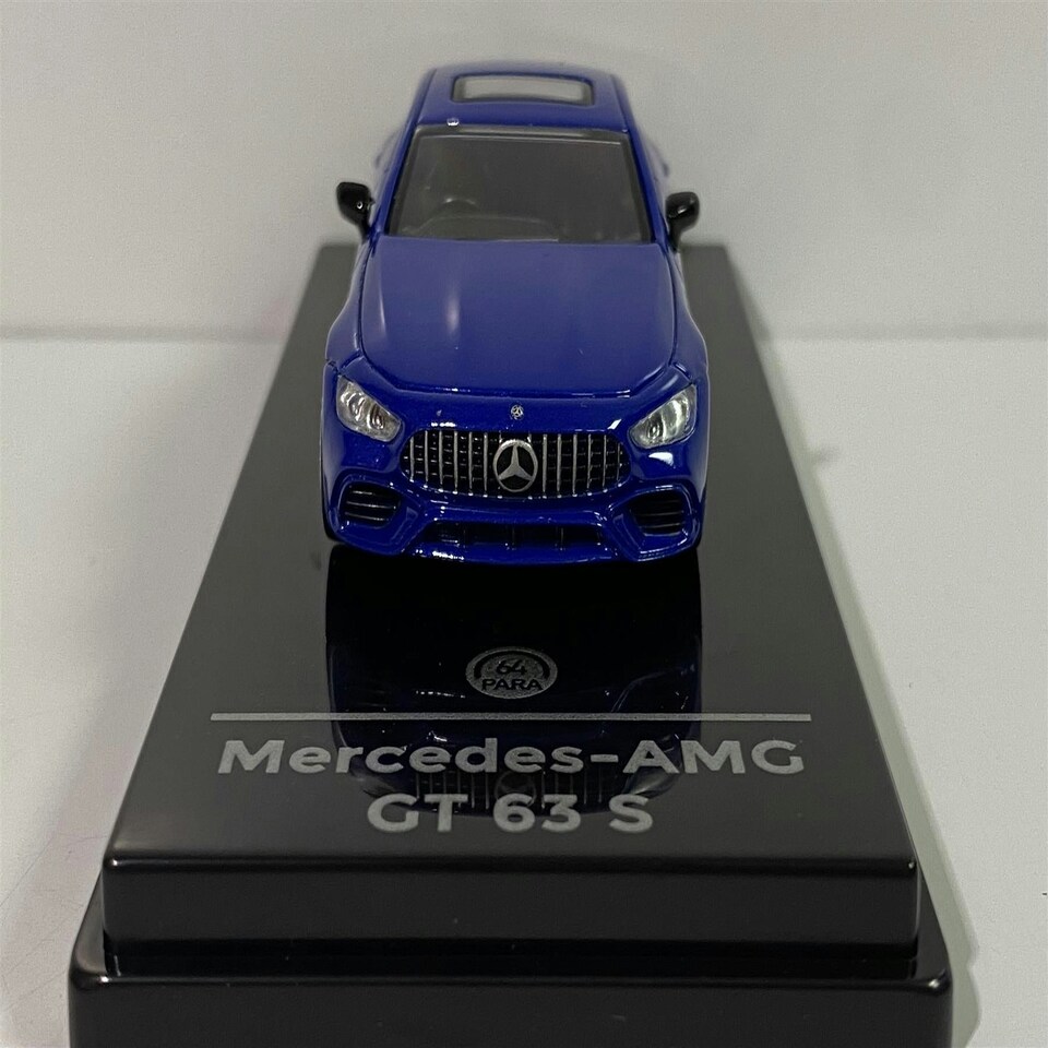 image 1 of Mercedes Benz AMG GT63 S RHD 2019 Metallic Blue 1:64 Scale Paragon 65281R