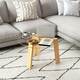 image 6 of COSTWAY Round Coffee Table Modern Table Sofa Center Table Black