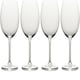 image 1 of Mikasa Wine Glass Set Clear Bordeaux Crystal Set of 4