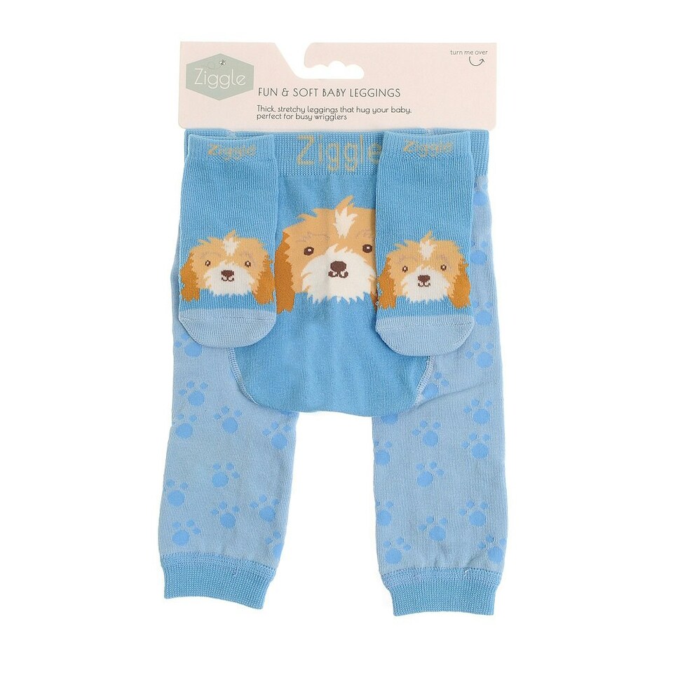 image 1 of Ziggle Leggings and Socks Set 6-12m - Cockapoo