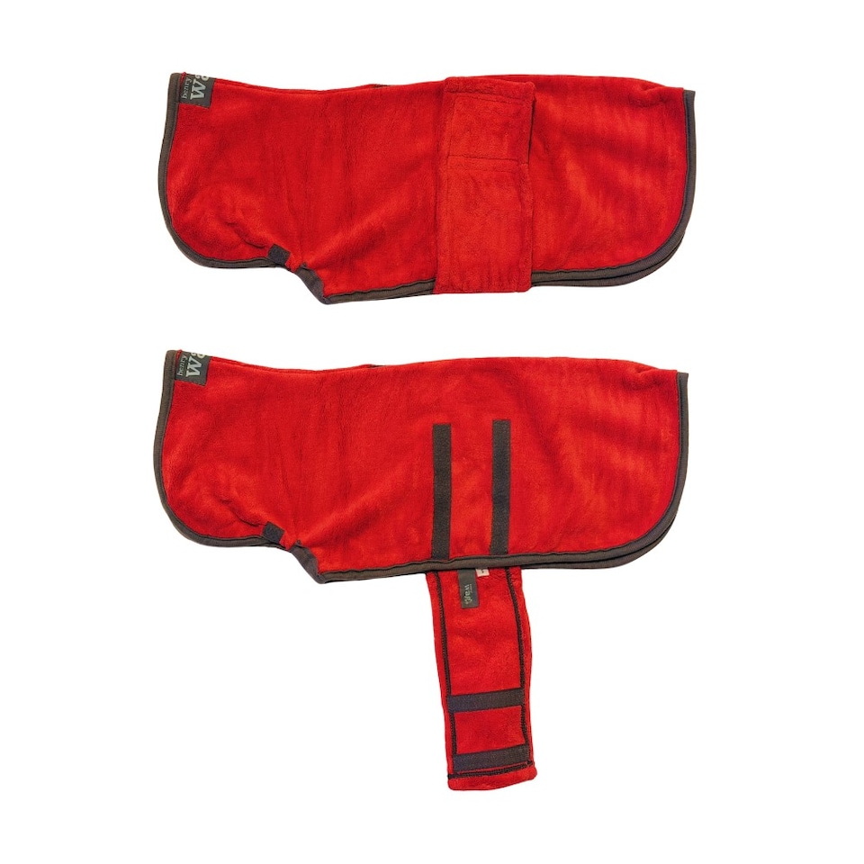 image 1 of Henry Wag X-Large Red Dog Drying Coat