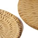 image 3 of Interiors by Premier Set Of 2 Gold Finish Stools Gold