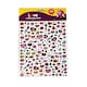 image 1 of Purple Peach Love A5 Sticker Sheet - Multicoloured - One Size