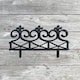 image 6 of Fleur de Lys Black Plastic Garden Lawn Edging (60cm x 32cm) - 20 Panels