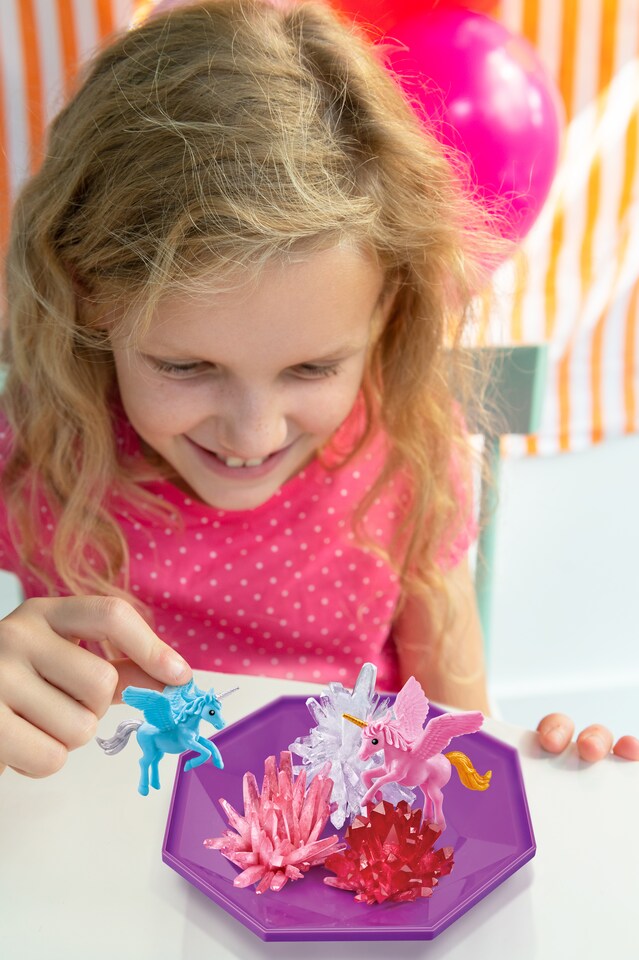 image 1 of Crystal Growing - Magical Unicorn Crystal Terrarium