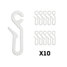 Shower Curtain Hooks (Pack of 10)