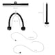 image 5 of SPORTNOW Cable Pulley System, Lat Pull Down System with DIY Loading Weight Pin