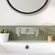 image 9 of Balterley Pride Contemporary Round Wall Mount 3 Tap Hole Basin Mixer Tap & Back Plate