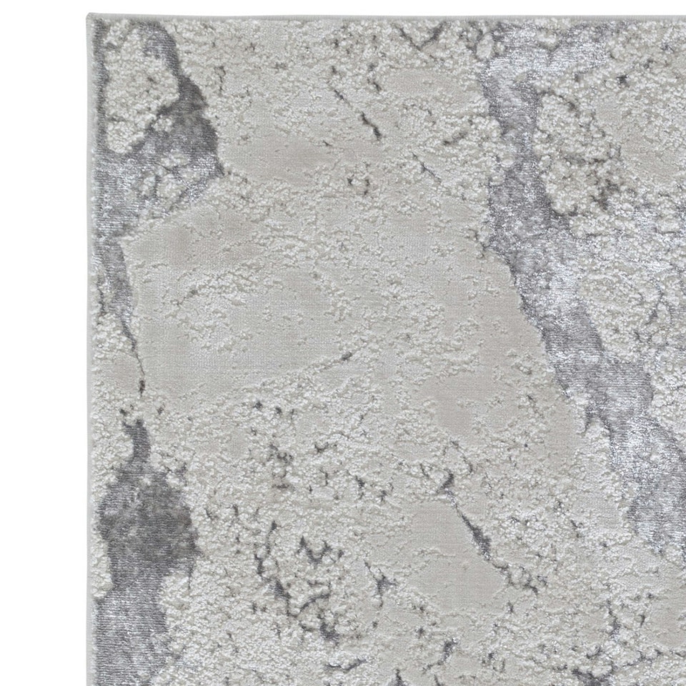 image 1 of Modern Rug, 8mm Thickness DiningRoom Rug, Abstract Optical/(3D) Rug, Anti-Shed Bedroom, & LivingRoom Rug-200cm X 290cm Grey | 200cm X 290cm