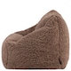 image 5 of Icon Kids Natalia Teddy Berber Fleece Armchair Bean Bag, Mocha Brown