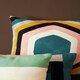 image 4 of Interiors by Premier Hexagonal Design Cushion Multi