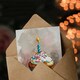 image 3 of Cupcake Colourful Sprinkles Candle Her Birthday Card