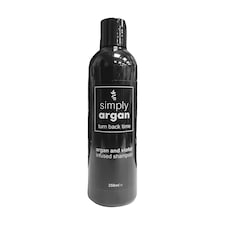 argan and violet infused shampoo
