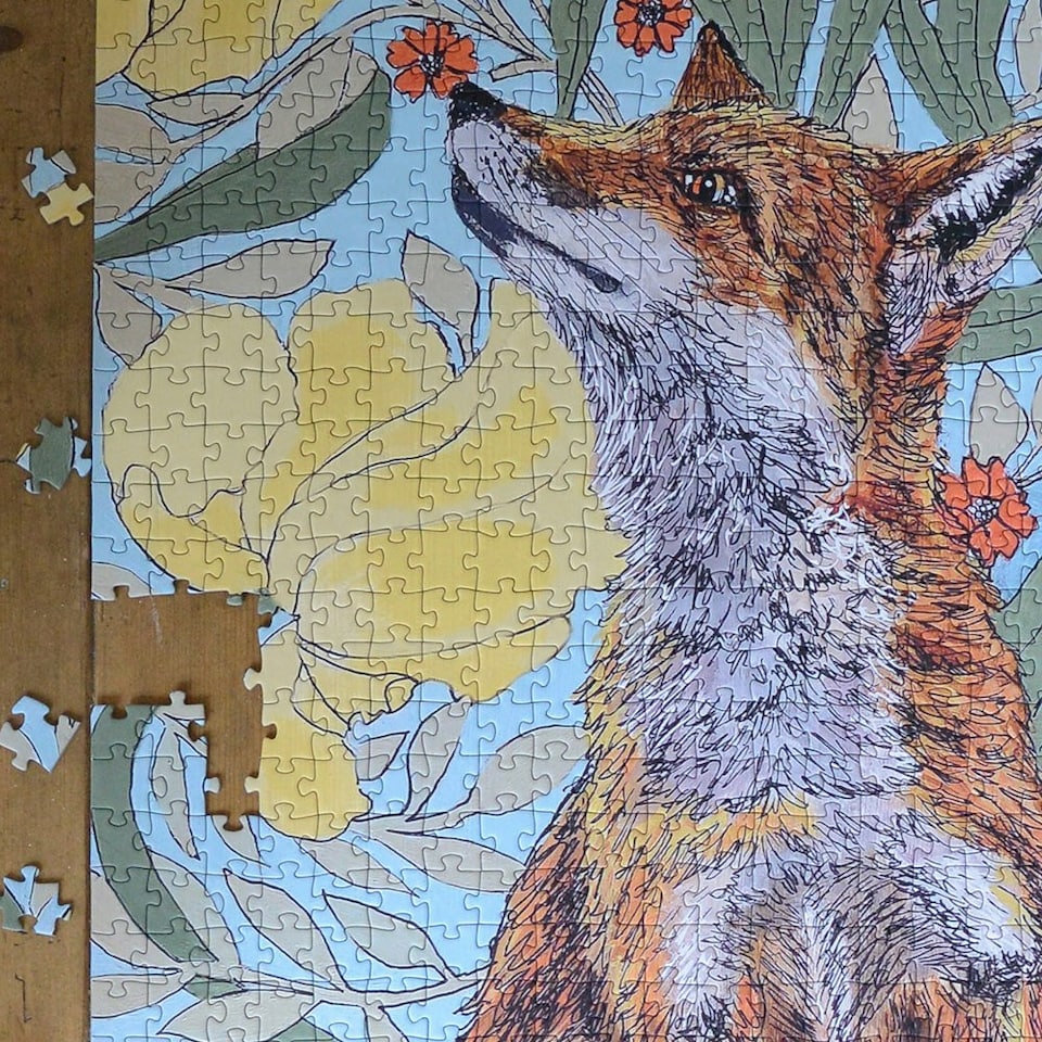 image 1 of Fox 1000 piece jigsaw Puzzle