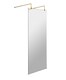 image 1 of Balterley Contemporary Wetroom Screen Aluminium | Copper | Brushed Brass