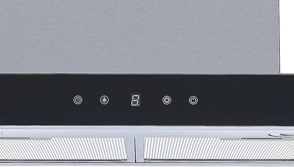 image 1 of Cookology 60cm Stainless Steel Chimney Cooker Hood - Energy Rating A++