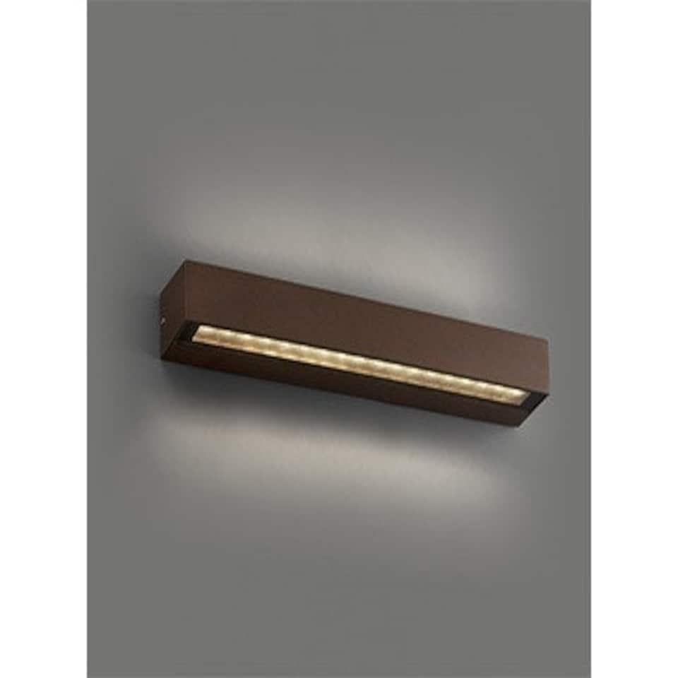 image 1 of Doro-28 Integrated LED Up Down Lighter Outdoor Wall Light Brown, 3000K, IP65