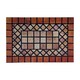 image 1 of Nicoman Rubber Elegant Red Tile Doormat - 60x40cm