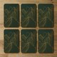 image 4 of Golden mountain line art (Coaster)