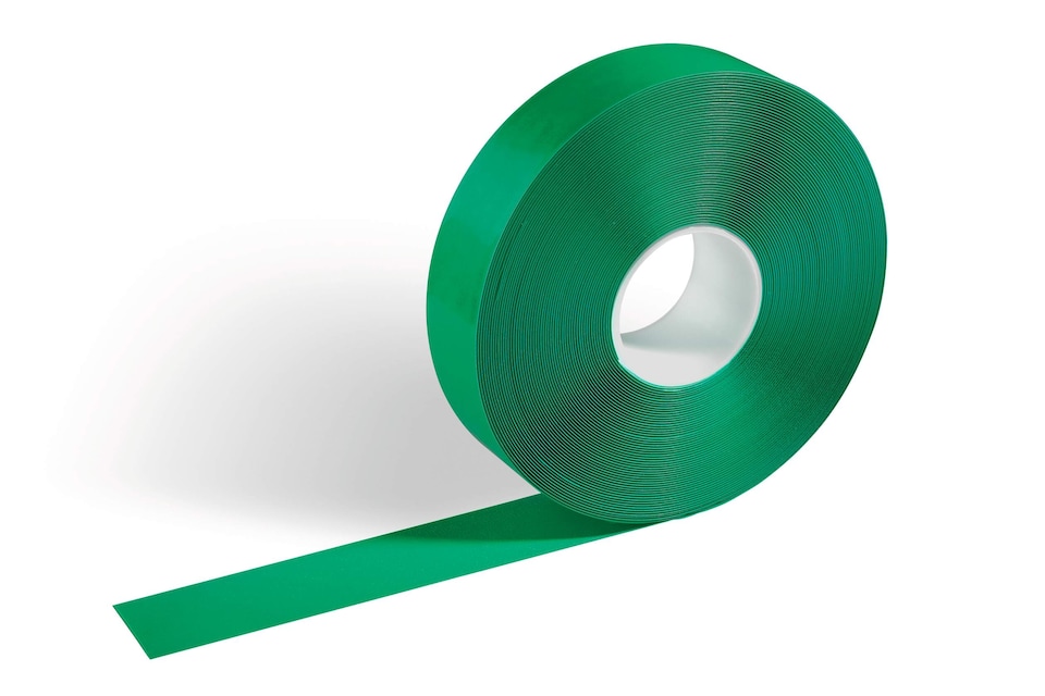 image 1 of Durable DURALINE Slip-Resistant Floor Marking Tape | 50mm x 30m | Green | Green