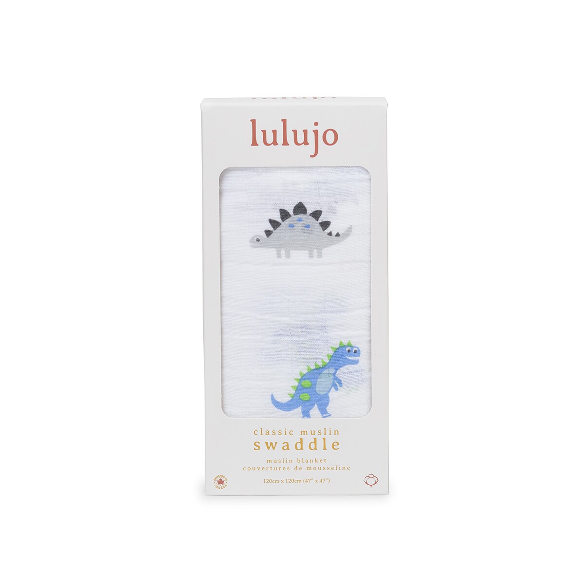 Lulujo Muslin Swaddle - Prehistoric Pals