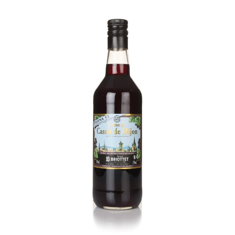 image 1 of Edmond Briottet Creme de Cassis de Dijon Blackcurrant Liqueur 15 | Clear
