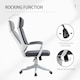 image 4 of Vinsetto Swivel Office Chair with Lumbar Back Support, Adjustable Height