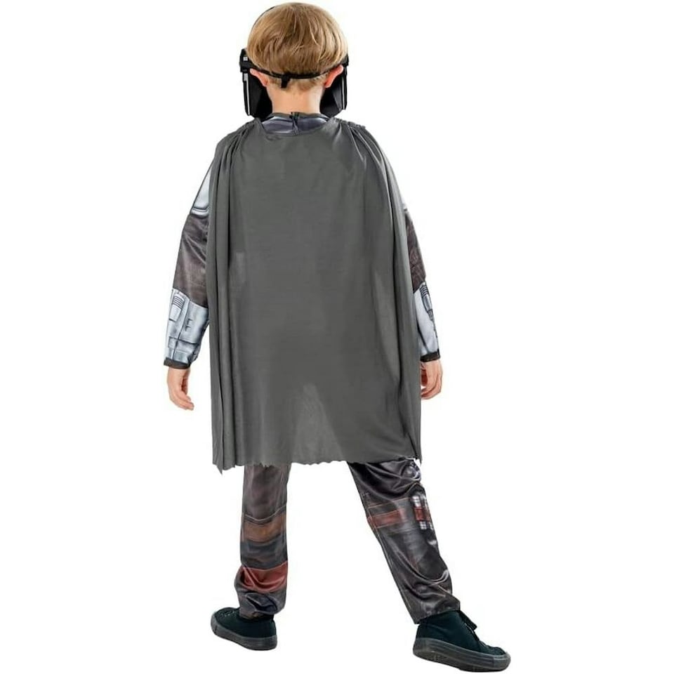 image 1 of Rubies Boys Star Wars: The Mandalorian Costume - Brown/Silver - 7-8 Years 7