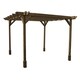 image 1 of Double Premium Pergola - Wood - L360 x W480 x H270 cm - Rustic Brown