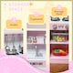 image 8 of AIYAPLAY Play Kitchen, Kids Kitchen Playset Toy with Chalkboard, Toy Phone, Microwave, Ice Maker, Cooking Stoves, Sink, for Boys Girls Ages 3-8 Years, Pink | Pink | Pink