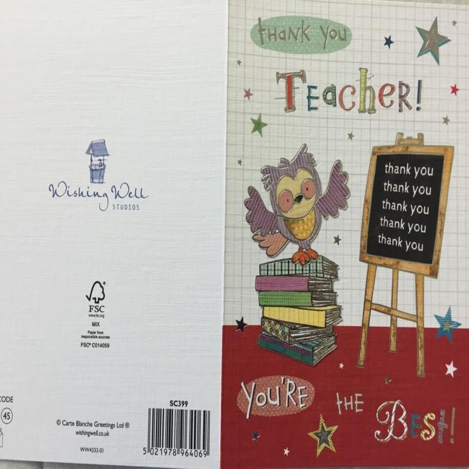 image 1 of Thank You Teacher Card
