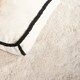 image 3 of OHS Sherpa Bind Rectangular Soft Plump Plush Cosy Pet Dog Cat Crate Cushion Bed Mat Multi | Cream and Black | M