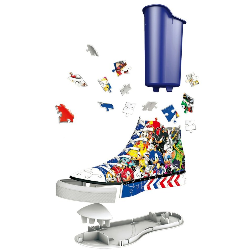 image 1 of Ravensburger Sonic The Hedgehog 108 Piece 3D Jigsaw Puzzle