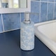image 3 of Buttercup Light Blue Floral 4 Piece Bathroom Accessory Set | Blue | Light Blue | 1