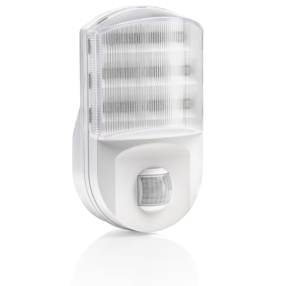 image 1 of Auraglow Super Bright Plug In PIR Motion Sensor LED Night Light