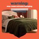 image 5 of Silentnight Heat Genie Self Heating Giant Blanket Green Cable Knit Green