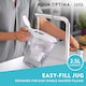 image 3 of Aqua Optima Liscia Water Filter Jug & 6 Evolve Filter Cartridges 2.5L White - Fridge & Dishwasher Friendly, Easy Fill - Reduces Limescale, Chlorine & Other Impurities - By LAICA (Packaging May Vary)